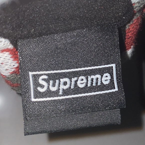 Supreme New Era Reflective Logo Headband(FW-17) Red-Camo - Picture 7 of 8